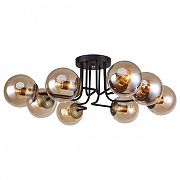 Люстра F-promo Modestus 2344-8U цвет плафона/подвески Коньячный, цвет арматуры Коричневый-1