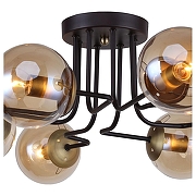 Люстра F-promo Modestus 2344-8U цвет плафона/подвески Коньячный, цвет арматуры Коричневый-2