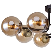 Люстра F-promo Modestus 2344-8U цвет плафона/подвески Коньячный, цвет арматуры Коричневый-3