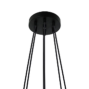 Люстра Favourite Pfefferling 2364-6P цвет плафона/подвески Бежевый, цвет арматуры Черный-1