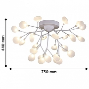 Люстра F-promo Skein 2479-9U цвет плафона/подвески Белый, цвет арматуры Белый-4