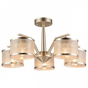 Люстра на штанге F-promo Bonbon 2488-5P цвет плафона/подвески Шампань, цвет арматуры Шампань-1