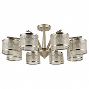 Люстра на штанге F-promo Bonbon 2488-8P цвет плафона/подвески Бежевый, цвет арматуры Бежевый