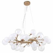 Люстра на штанге Favourite Babylon 2515-15P цвет плафона/подвески Белый, цвет арматуры Золото-1