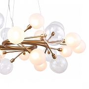 Люстра на штанге Favourite Babylon 2515-15P цвет плафона/подвески Белый, цвет арматуры Золото-3