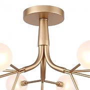 Люстра на штанге Favourite Babylon 2515-9U цвет плафона/подвески Белый, цвет арматуры Золото-2