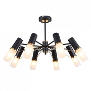 Люстра на штанге F-promo Viator 2558-8P цвет плафона/подвески Белый, цвет арматуры Золото, Черный-1