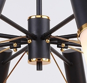 Люстра на штанге F-promo Viator 2558-8P цвет плафона/подвески Белый, цвет арматуры Золото, Черный-3