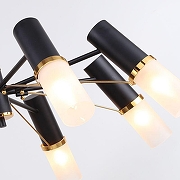 Люстра на штанге F-promo Viator 2558-8P цвет плафона/подвески Белый, цвет арматуры Золото, Черный-4