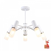 Люстра на штанге F-promo Viator 2559-5P цвет плафона/подвески Белый, цвет арматуры Белый, Хром