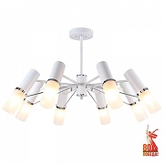 Люстра на штанге F-promo Viator 2559-8P цвет плафона/подвески Белый, цвет арматуры Белый, Хром