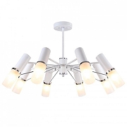 Люстра на штанге F-promo Viator 2559-8P цвет плафона/подвески Белый, цвет арматуры Белый, Хром-1