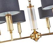Люстра Favourite Laciness 2609-6P цвет плафона/подвески Прозрачный, Хром, цвет арматуры Золото-3
