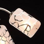 Люстра на штанге MW-Light Олимпия 29 261019505 цвет плафона/подвески Бежевый, цвет арматуры Хром-5