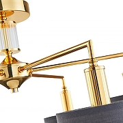 Люстра на штанге Favourite Laciness 2612-6P цвет плафона/подвески Прозрачный, Хром, цвет арматуры Золото-4