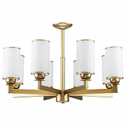Люстра Favourite Sollemnis 2621-8P цвет плафона/подвески Белый, цвет арматуры Латунь