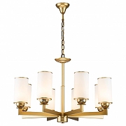 Люстра Favourite Sollemnis 2621-8P цвет плафона/подвески Белый, цвет арматуры Латунь-2