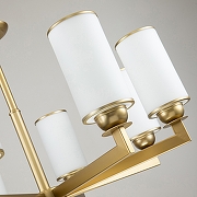 Люстра Favourite Sollemnis 2621-8P цвет плафона/подвески Белый, цвет арматуры Латунь-3