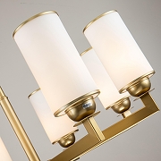 Люстра Favourite Sollemnis 2621-8P цвет плафона/подвески Белый, цвет арматуры Латунь-4