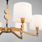 Люстра Favourite Roshe 2624-6P цвет плафона/подвески Белый, цвет арматуры Латунь-3