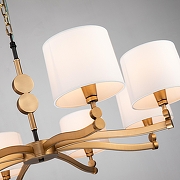 Люстра Favourite Roshe 2624-8P цвет плафона/подвески Белый, цвет арматуры Латунь-7