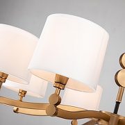 Люстра Favourite Roshe 2624-8P цвет плафона/подвески Белый, цвет арматуры Латунь-8