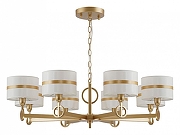 Люстра Favourite Mateo 2634-8P цвет плафона/подвески Белый, Золото, цвет арматуры Золото-2