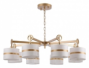 Люстра Favourite Mateo 2634-8P цвет плафона/подвески Белый, Золото, цвет арматуры Золото-3