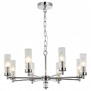 Люстра Favourite Aesthetic 2672-8P цвет плафона/подвески Прозрачный, цвет арматуры Хром-2