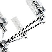 Люстра Favourite Aesthetic 2672-8P цвет плафона/подвески Прозрачный, цвет арматуры Хром-3