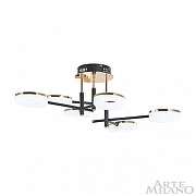 Люстра Arte Milano Ferrara-72999 272999/6 BK/GD цвет плафона/подвески Белый, Золото, цвет арматуры Золото, Черный-2