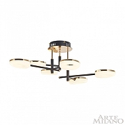 Люстра Arte Milano Ferrara-72999 272999/6 BK/GD цвет плафона/подвески Белый, Золото, цвет арматуры Золото, Черный-3