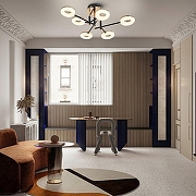 Люстра Arte Milano Ferrara-72999 272999/6 BK/GD цвет плафона/подвески Белый, Золото, цвет арматуры Золото, Черный-9