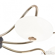 Люстра на штанге Arte Milano Neapolis-73908 273908/8 BK/GD цвет плафона/подвески Белый, цвет арматуры Золото, Черный-7