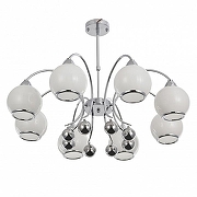Люстра на штанге Arte Milano Neapolis-76207 276207/8 Ni цвет плафона/подвески Белый, цвет арматуры Никель-2
