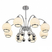 Люстра на штанге Arte Milano Neapolis-76207 276207/8 Ni цвет плафона/подвески Белый, цвет арматуры Никель-3
