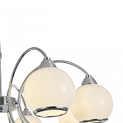 Люстра на штанге Arte Milano Neapolis-76207 276207/8 Ni цвет плафона/подвески Белый, цвет арматуры Никель-4
