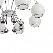 Люстра на штанге Arte Milano Neapolis-76207 276207/8 Ni цвет плафона/подвески Белый, цвет арматуры Никель-5