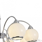 Люстра на штанге Arte Milano Neapolis-76207 276207/8 Ni цвет плафона/подвески Белый, цвет арматуры Никель-7
