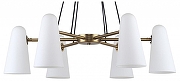 Люстра Favourite Vision 2763-6P цвет плафона/подвески Белый, цвет арматуры Бронза