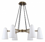 Люстра Favourite Vision 2763-6P цвет плафона/подвески Белый, цвет арматуры Бронза-1