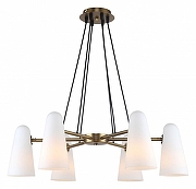 Люстра Favourite Vision 2763-6P цвет плафона/подвески Белый, цвет арматуры Бронза-2