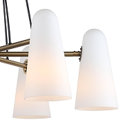 Люстра Favourite Vision 2763-6P цвет плафона/подвески Белый, цвет арматуры Бронза-4