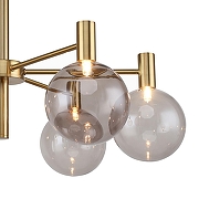 Люстра на штанге Favourite Eternity 2765-6P цвет плафона/подвески Коньячный, цвет арматуры Латунь-2