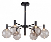 Люстра на штанге Favourite Eternity 2766-6P цвет плафона/подвески Серый, цвет арматуры Латунь, Черный-1