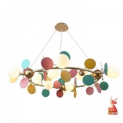 Люстра F-promo Multy Bliss 2772-12P цвет плафона/подвески Белый, цвет арматуры Золото