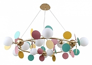 Люстра F-promo Multy Bliss 2772-12P цвет плафона/подвески Белый, цвет арматуры Золото-1