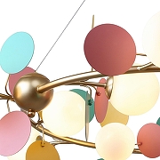 Люстра F-promo Multy Bliss 2772-12P цвет плафона/подвески Белый, цвет арматуры Золото-3