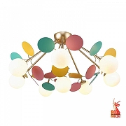 Люстра F-promo Multy Bliss 2772-8P цвет плафона/подвески Белый, цвет арматуры Золото