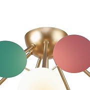 Люстра F-promo Multy Bliss 2772-8P цвет плафона/подвески Белый, цвет арматуры Золото-4